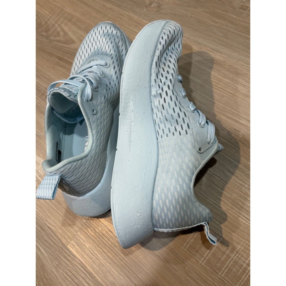 NOBULL Mesh Runner Light Blue Womens Training Shoes Size 8.5 Low Top Sneakers - Picture 4 of 6
